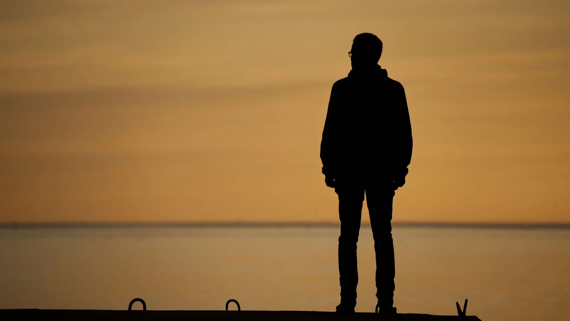 Silhouette des Menschen