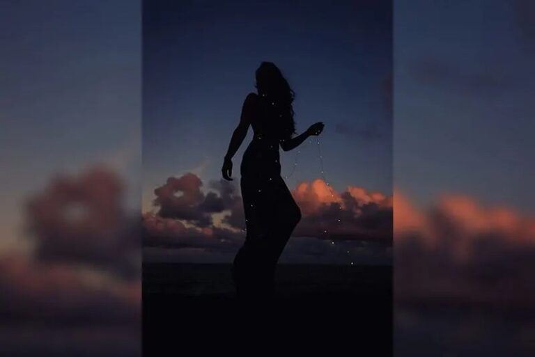 Frau in der Nacht