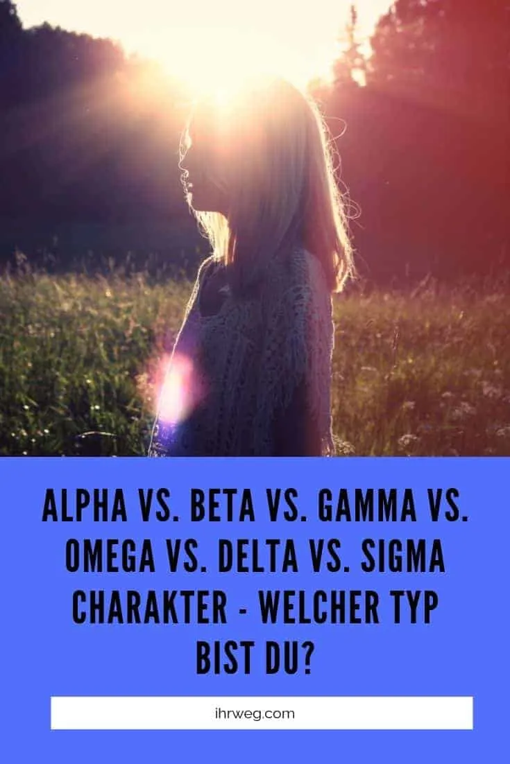 Alpha vs. Beta vs. Gamma vs. Omega vs. Delta vs. Sigma Charakter - Welcher Typ Bist Du