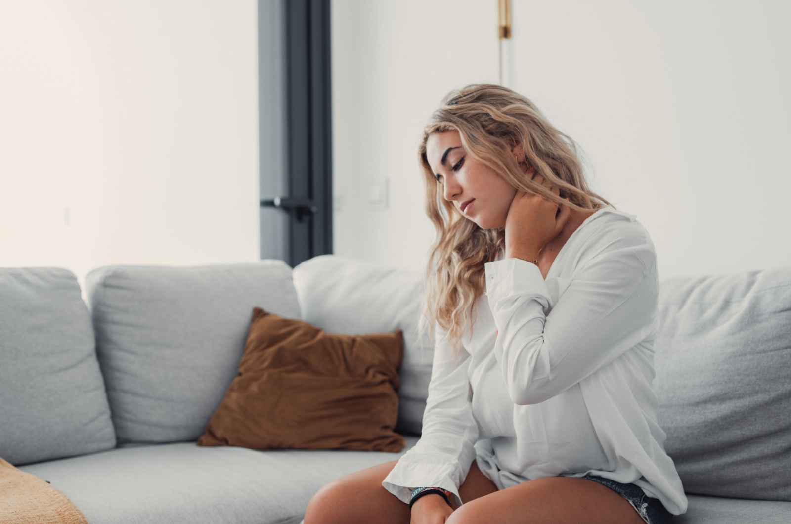 emotional ausgelaugte frau