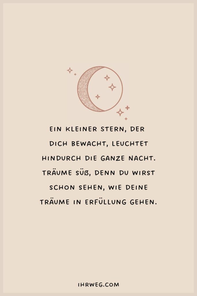 120+ gute Nacht Sprüche, die süße Träume bescheren