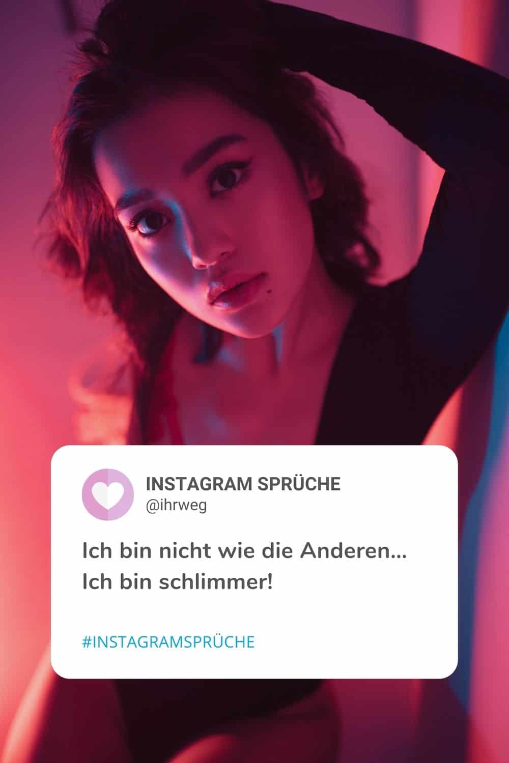 Profil instagram sprüche fürs Instagram Sprüche