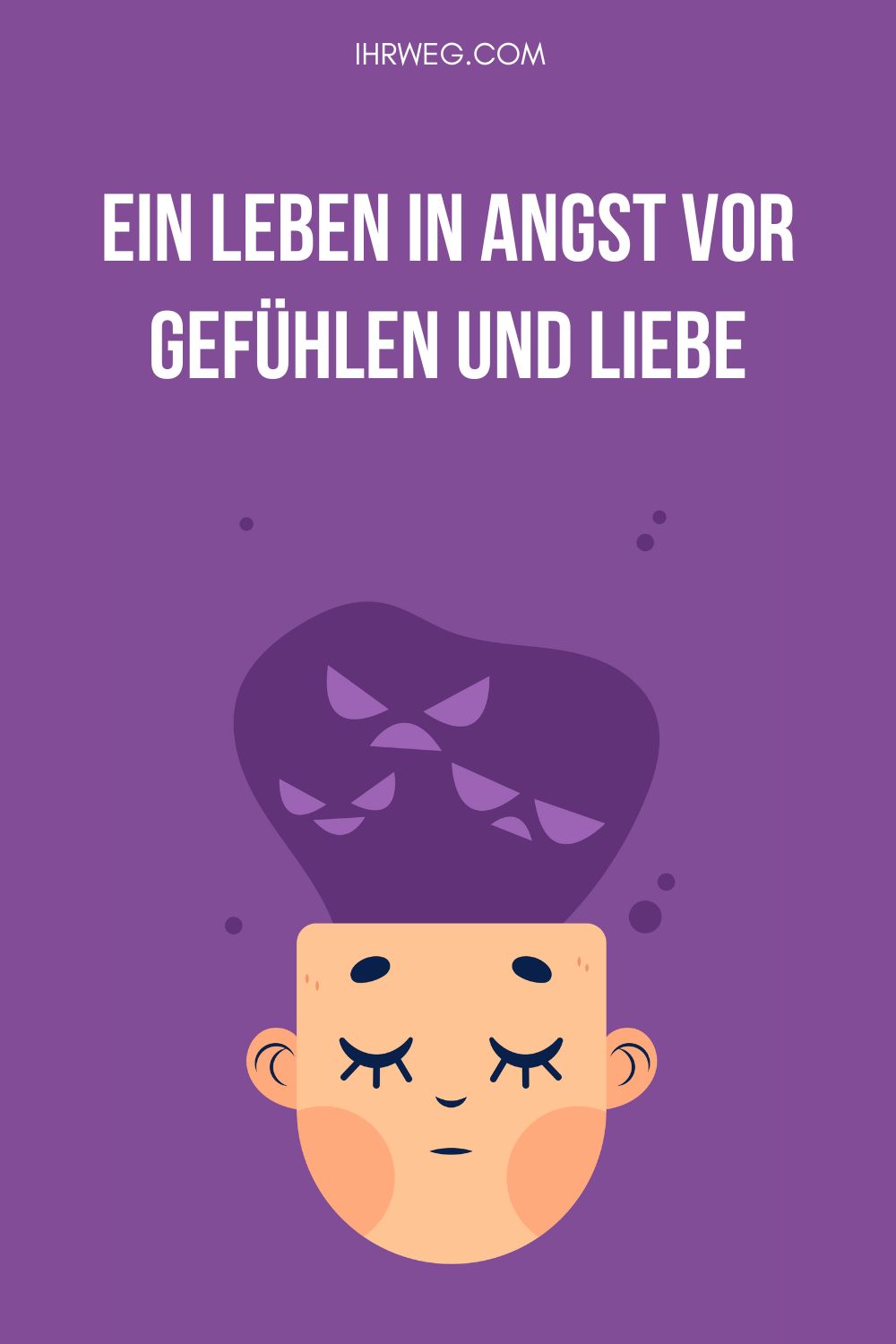 Ein Leben in Angst vor Gefühlen und Liebe Pinterest