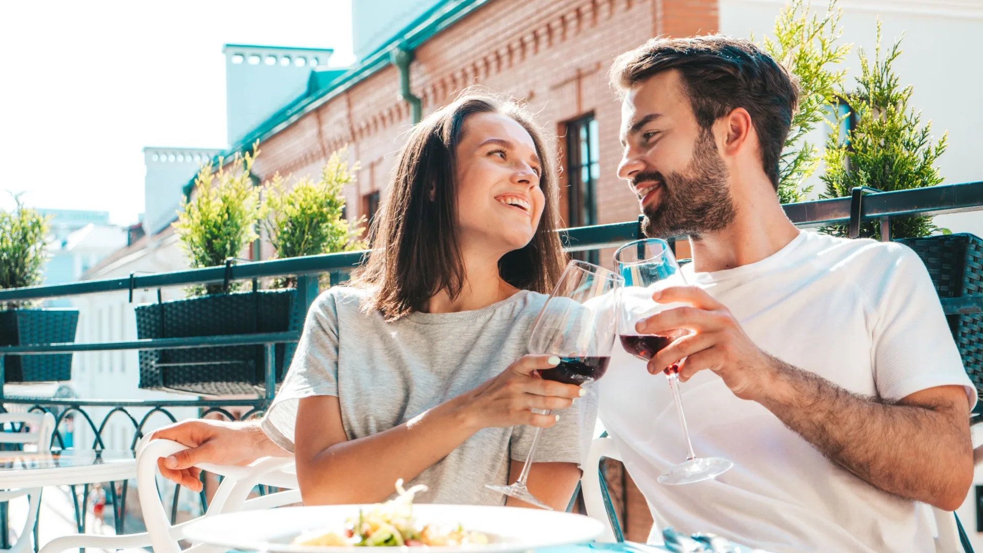 Paar bei einem Date