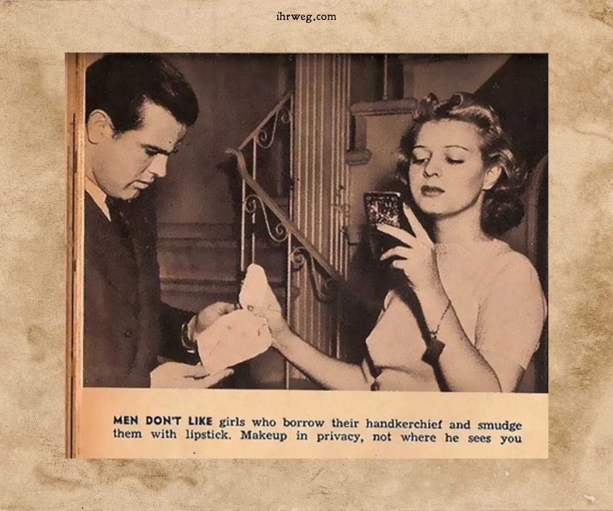 Dating-Tipp aus dem Jahr 1938, dass Frauen keine Taschentücher von Männern ausleihen sollten