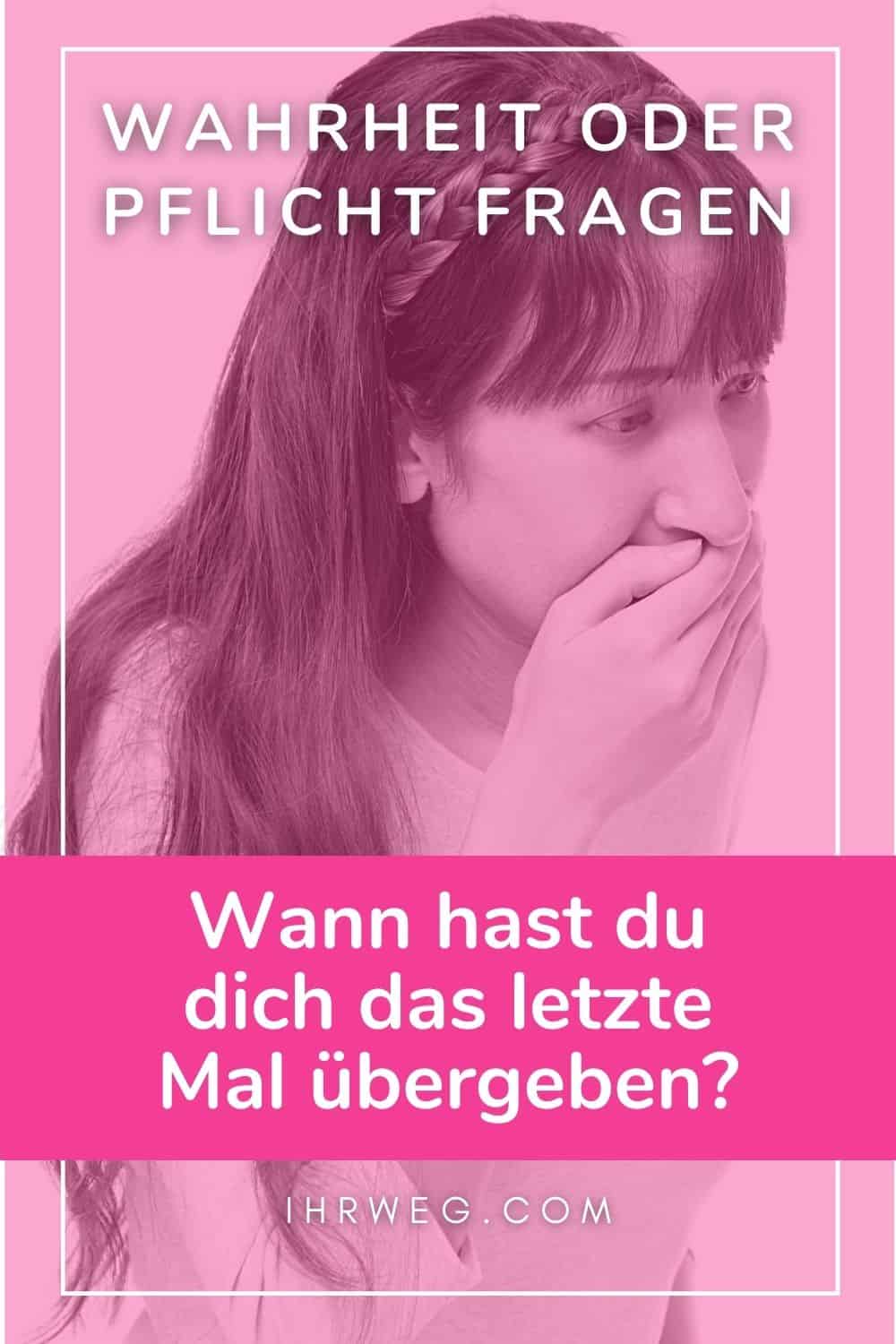 Ab pflicht wahrheit perverse 18 fragen oder WoP Aufgaben