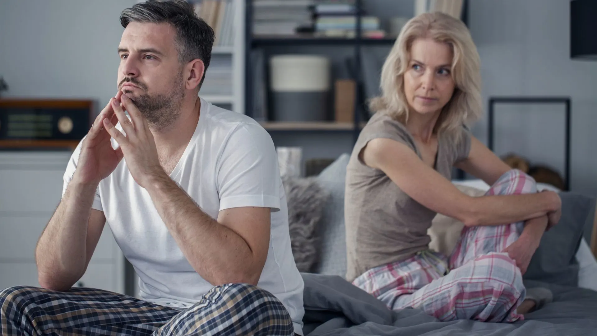 streitender Mann und Frau