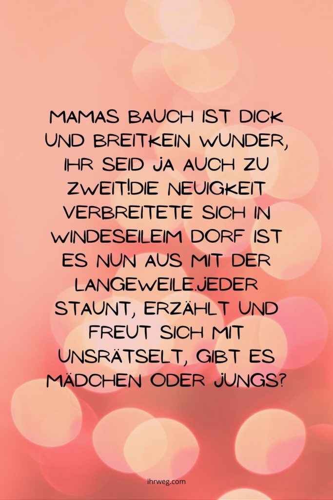 Die schönsten Zwillingssprüche zum doppelten Glück!