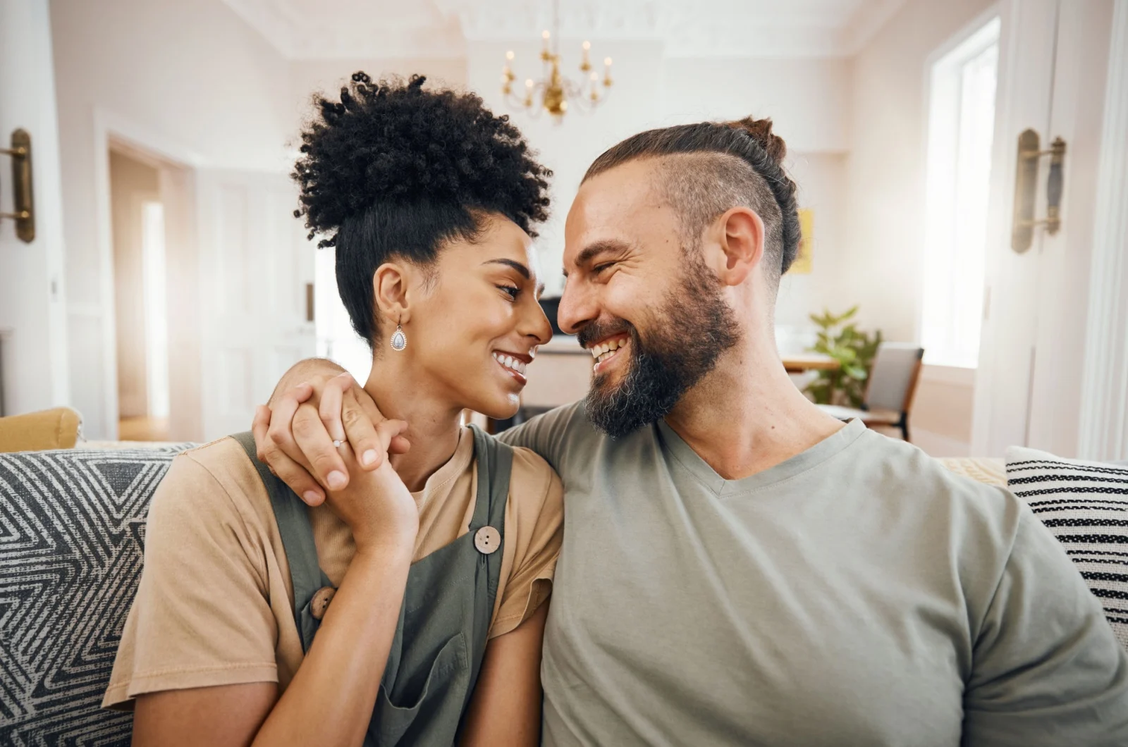Mann und Frau in der Liebe