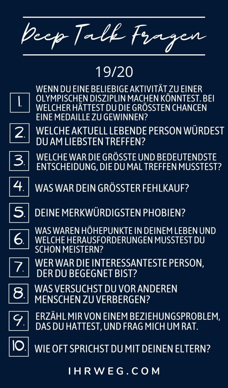200+ Deep Talk Fragen – Wenn Small Talk nicht mehr genug ist