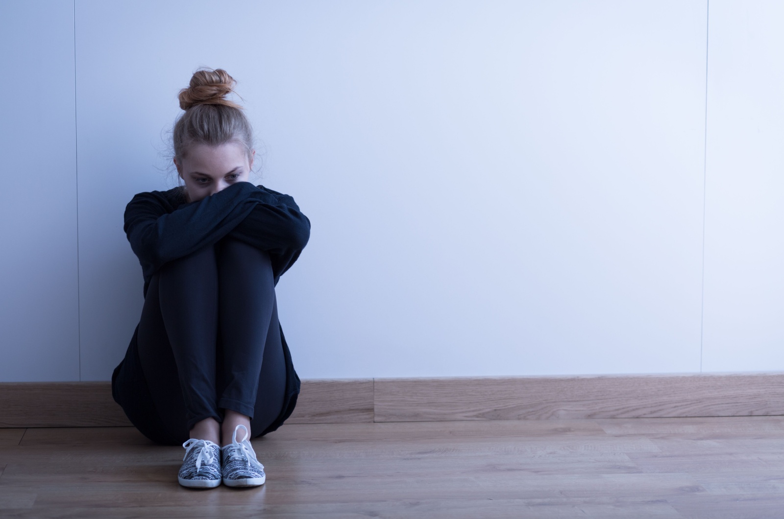 depressive Frau