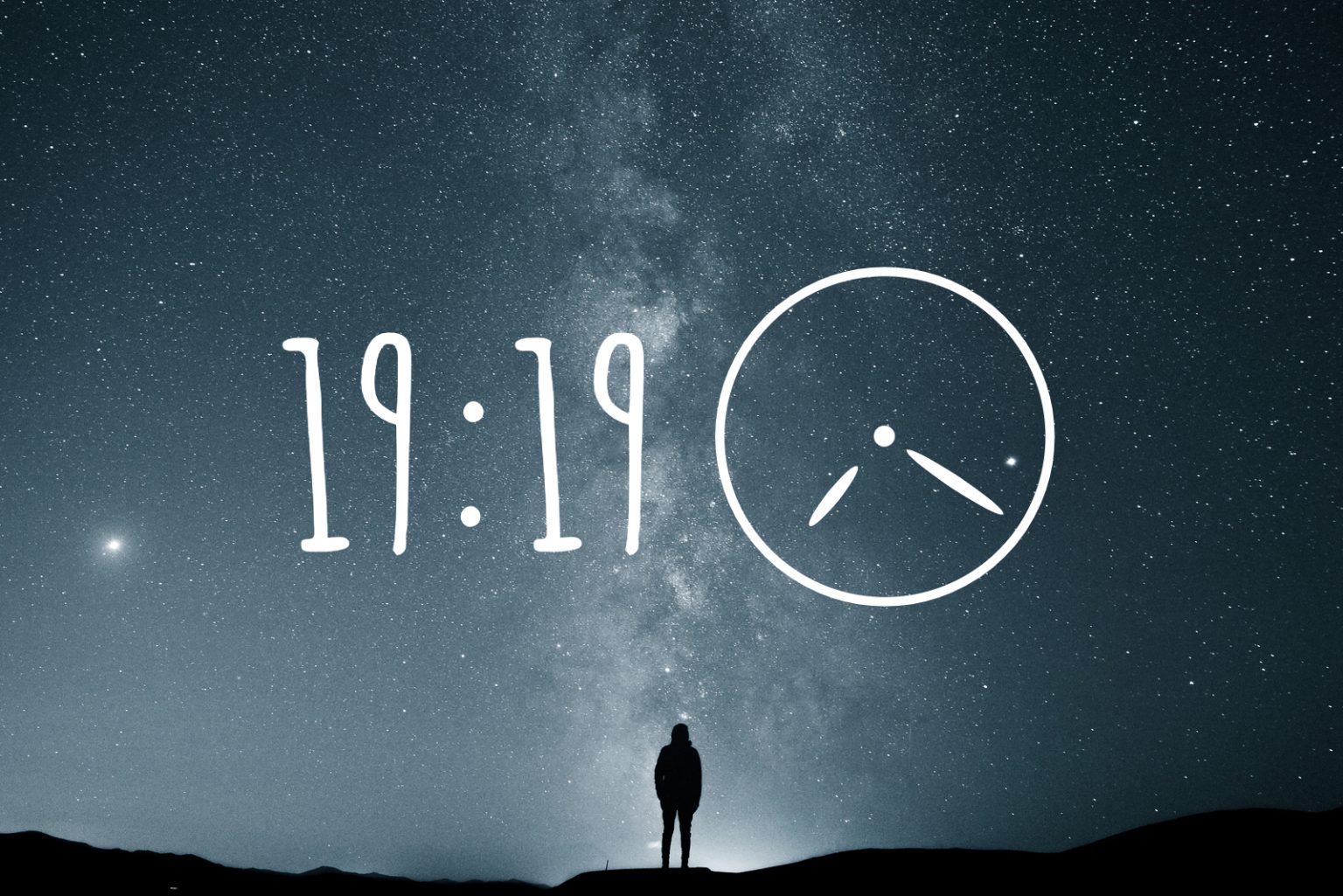 Deine Uhr zeigt 19:19, diese bestimmte Bedeutung steckt dahinter