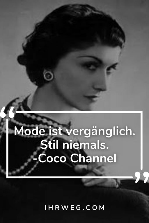 90+ Zitate von Coco Chanel, die nie aus der Mode kommen