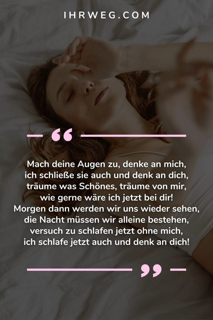 Gute Nacht mein Schatz: Ein paar Worte für die süßesten Träume