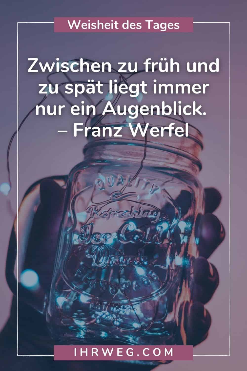 weisheit des tages