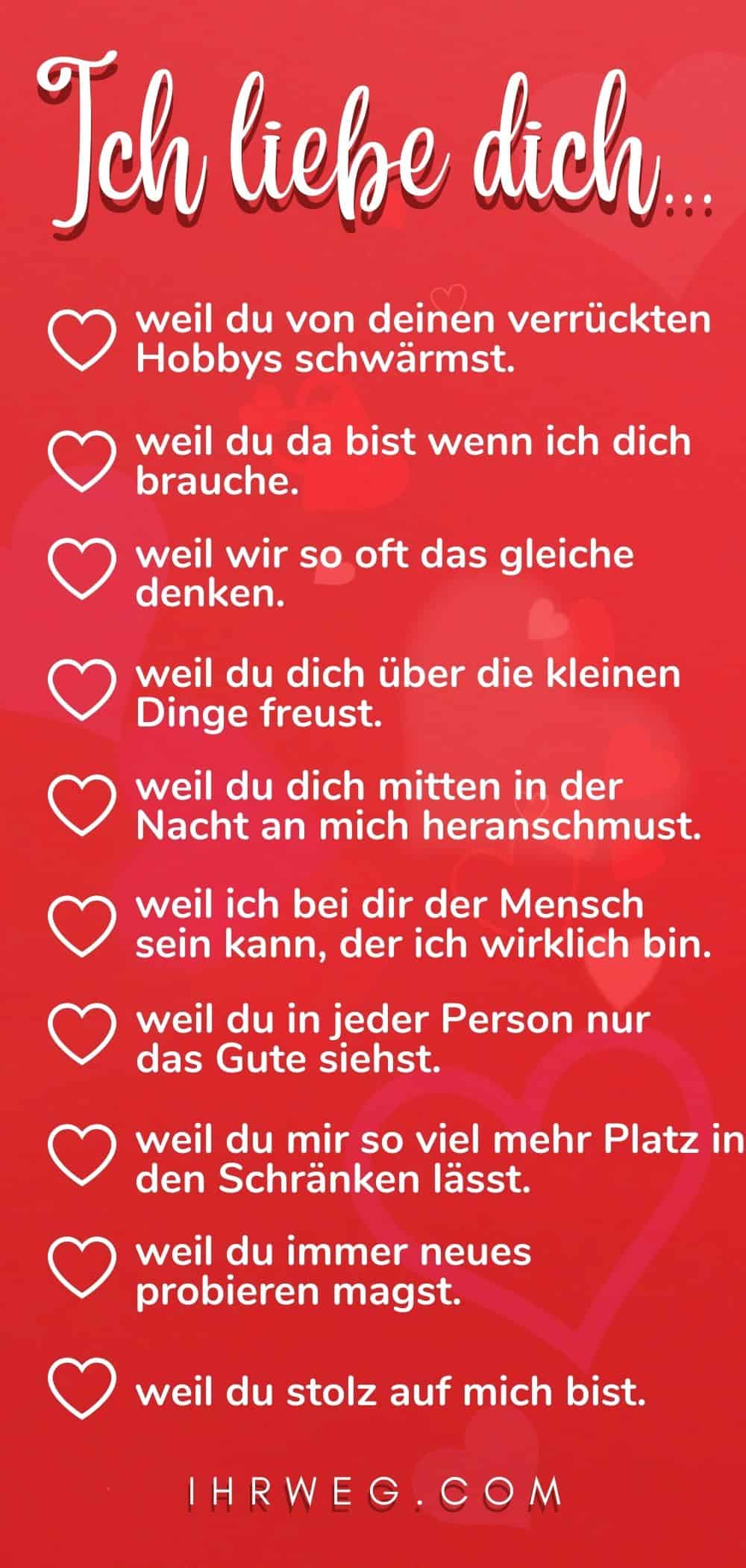 Sprüche ich dich freue so auf mich German Chat