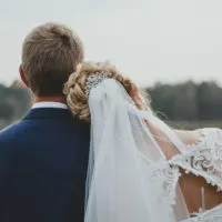 Braut und Bräutigam