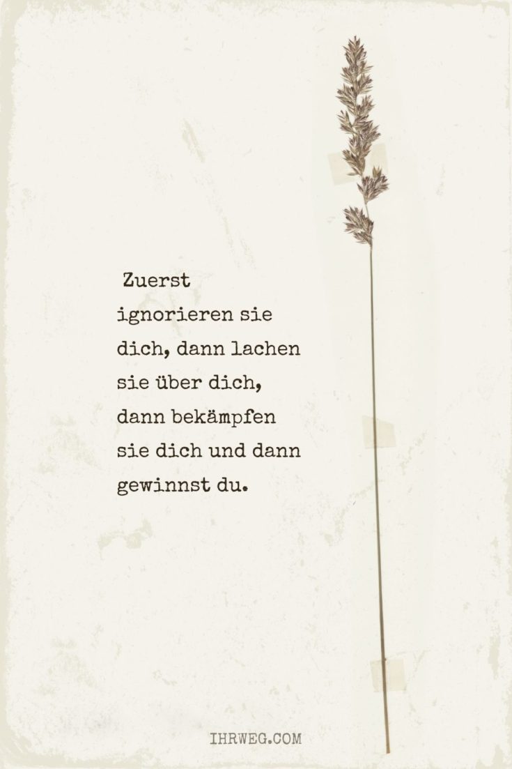 Inspirierendes Zitat über Durchhaltevermögen im Leben