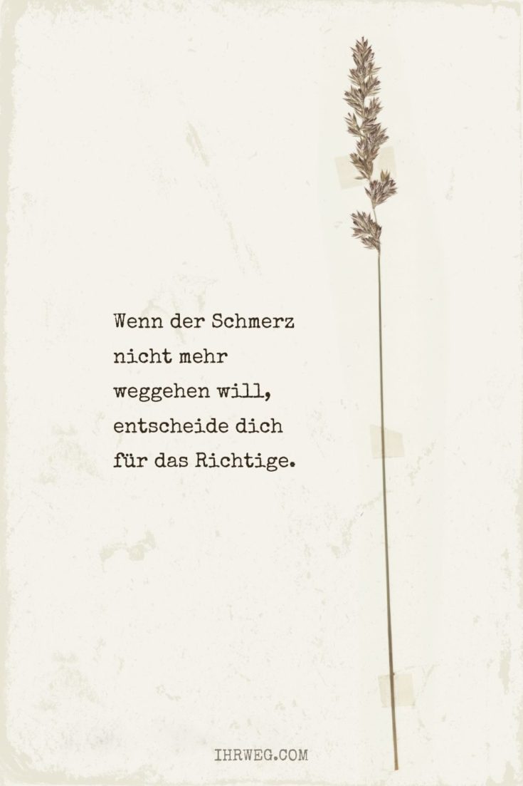 Getipptes Zitat über Schmerz
