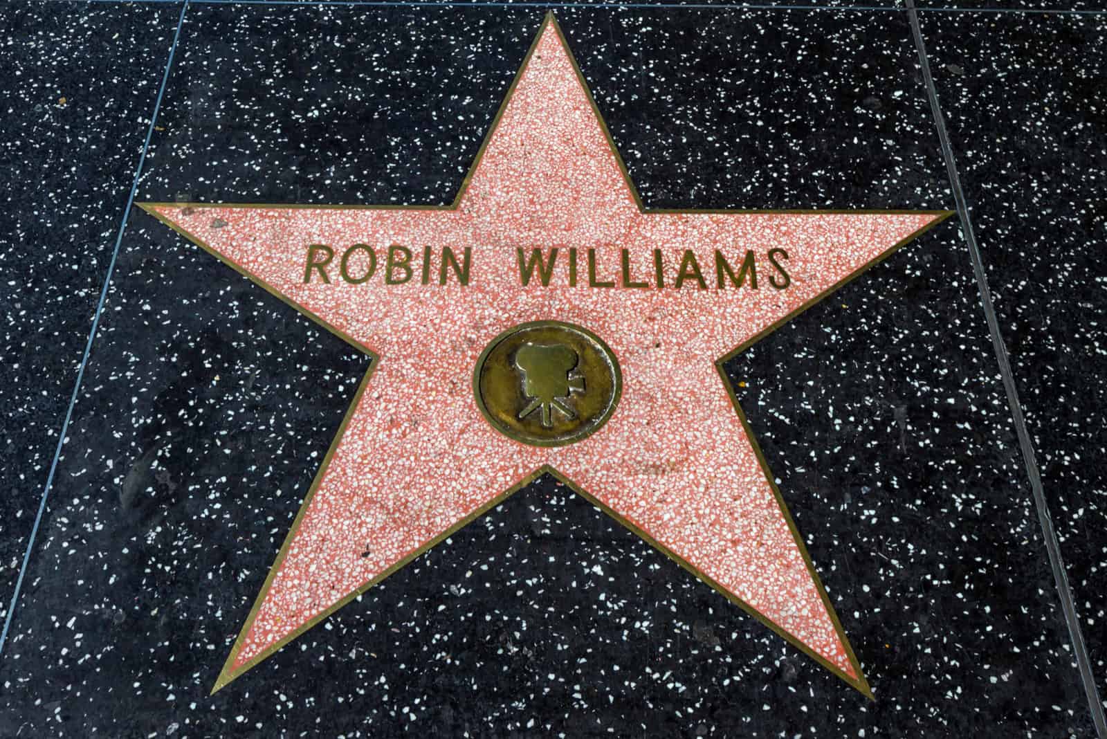 Robin Williams Stern auf dem Hollywood Walk of Fame