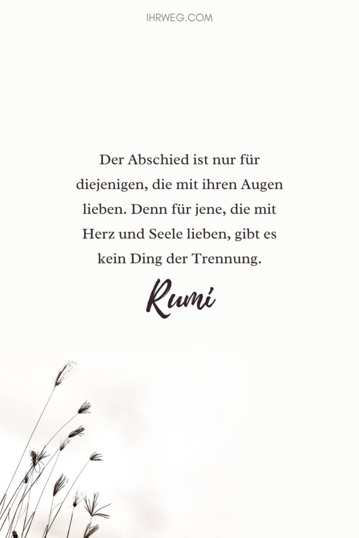 Rumi Zitate mittelalterliche Weisheiten über Liebe und Leben