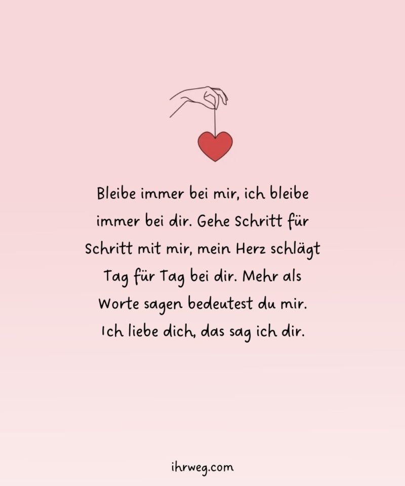 Du bist alles für mich ‒ Sprüche für herzerweichende Liebeserklärungen!