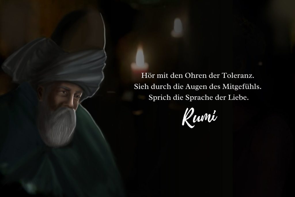 Rumi Zitate mittelalterliche Weisheiten über Liebe und Leben