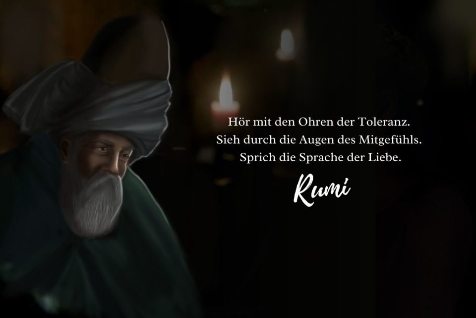 Rumi Zitate mittelalterliche Weisheiten über Liebe und Leben