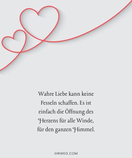 155+ Wahre Liebe Sprüche ‒ Die besten Liebessprüche über echte Gefühle