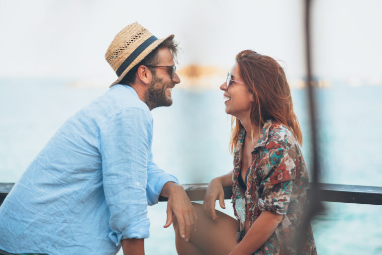 mann und frau flirten
