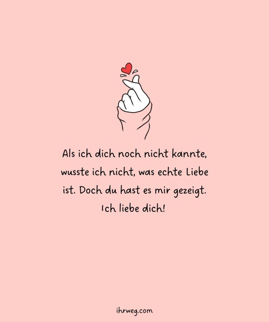 55+ süßeste Ich hab dich lieb Sprüche für deinen Lieblingsmensch