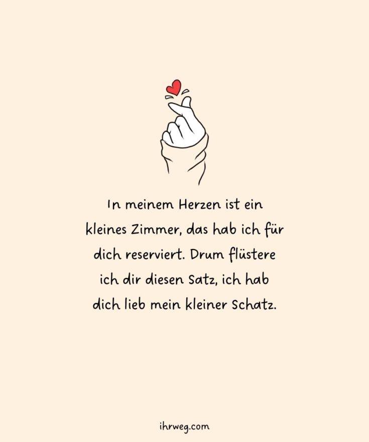 55+ süßeste Ich hab dich lieb Sprüche für deinen Lieblingsmensch