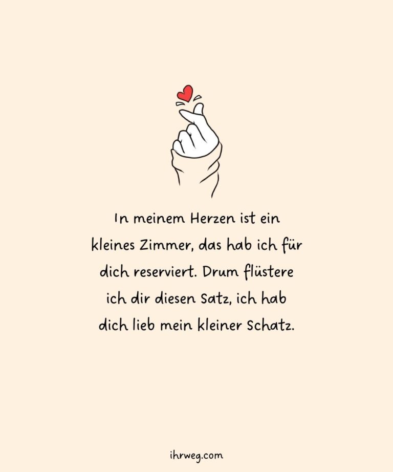 55+ süßeste Ich hab dich lieb Sprüche für deinen Lieblingsmensch