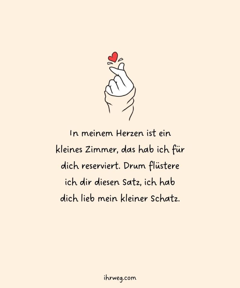 55+ süßeste Ich hab dich lieb Sprüche für deinen Lieblingsmensch