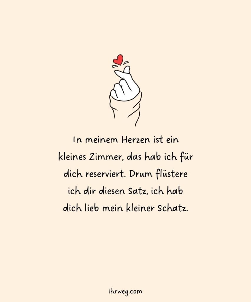 55+ süßeste Ich hab dich lieb Sprüche für deinen Lieblingsmensch