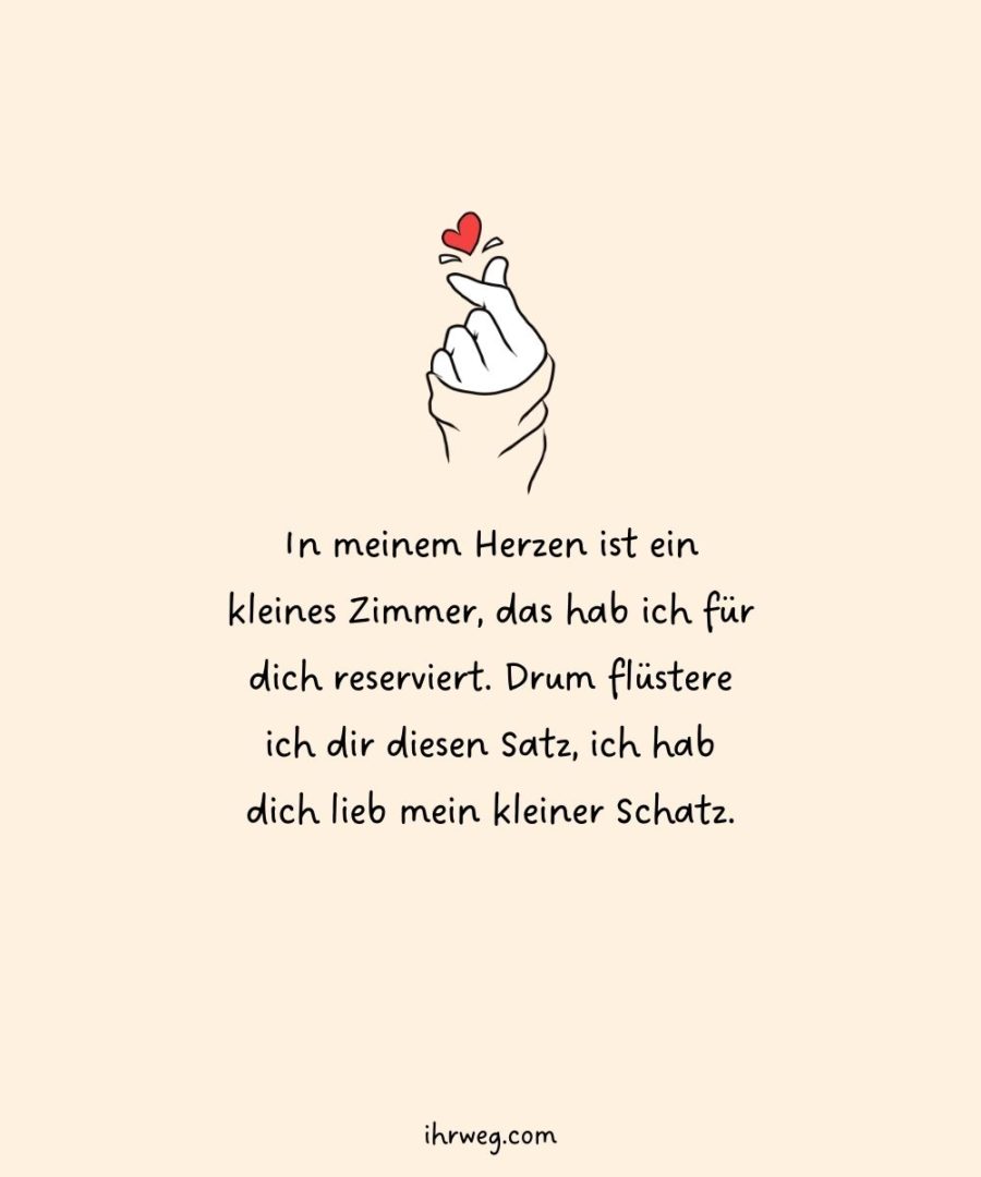 55+ süßeste Ich hab dich lieb Sprüche für deinen Lieblingsmensch