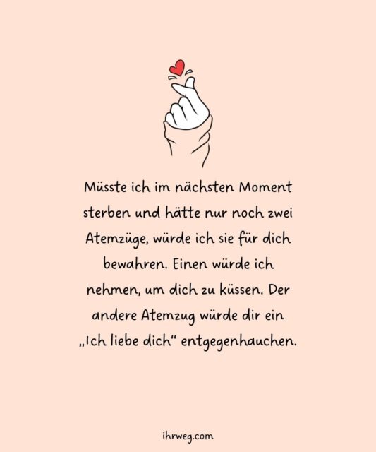 55+ süßeste Ich hab dich lieb Sprüche für deinen Lieblingsmensch