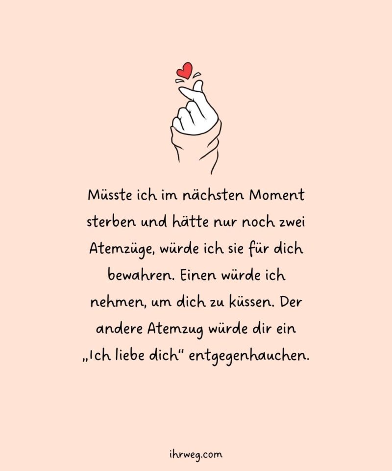 55+ süßeste Ich hab dich lieb Sprüche für deinen Lieblingsmensch