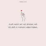 Versöhnung Sprüche Weil wahre Liebe stärker als Streit ist