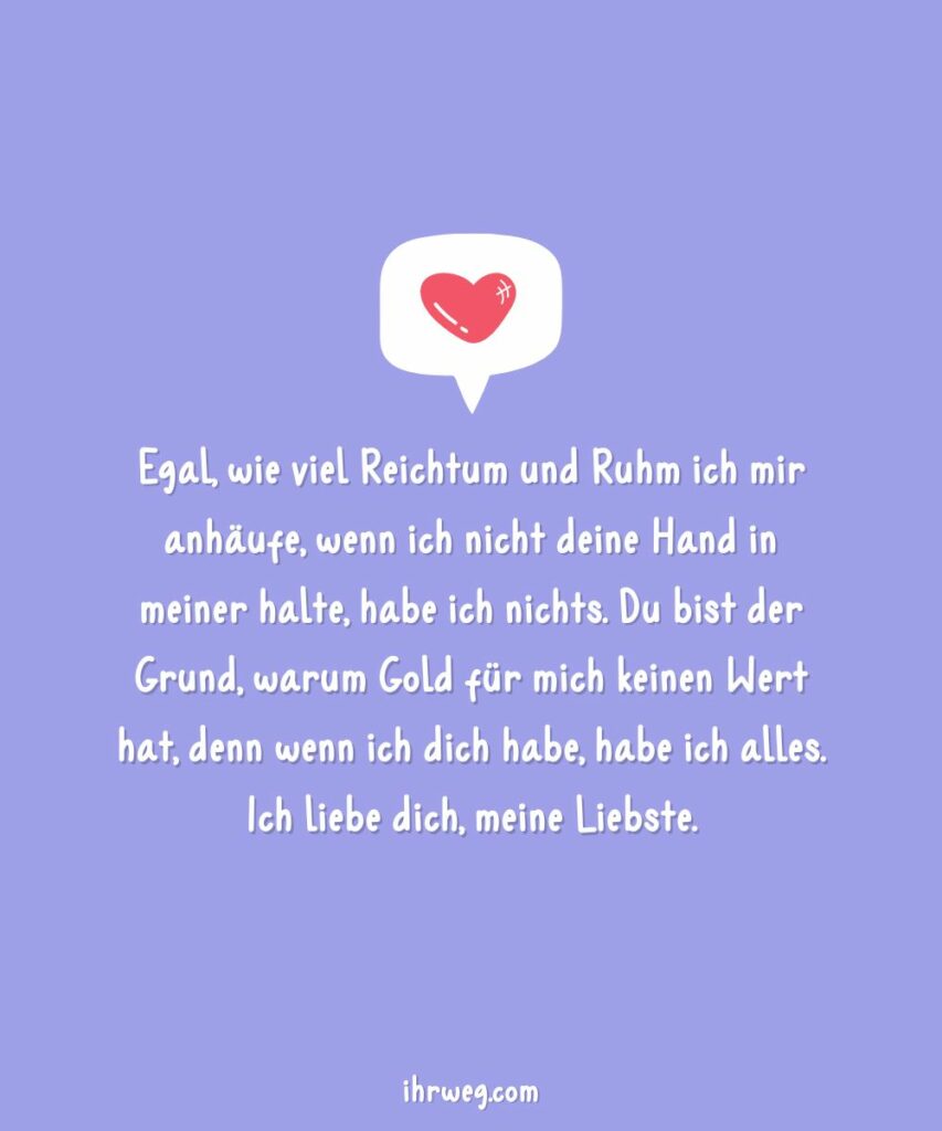 Süßer Text für die Freundin Zucker in ein paar Worten!