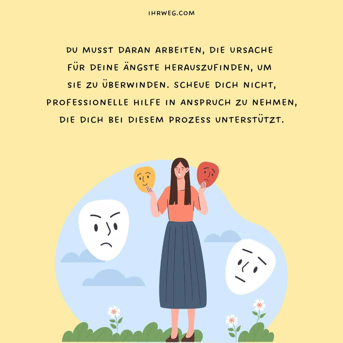 die Wurzel unserer Ängste zu finden, kann helfen, sie zu überwinden