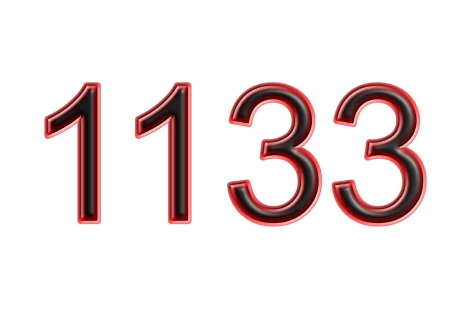 effet 3d nummer 1133 rouge