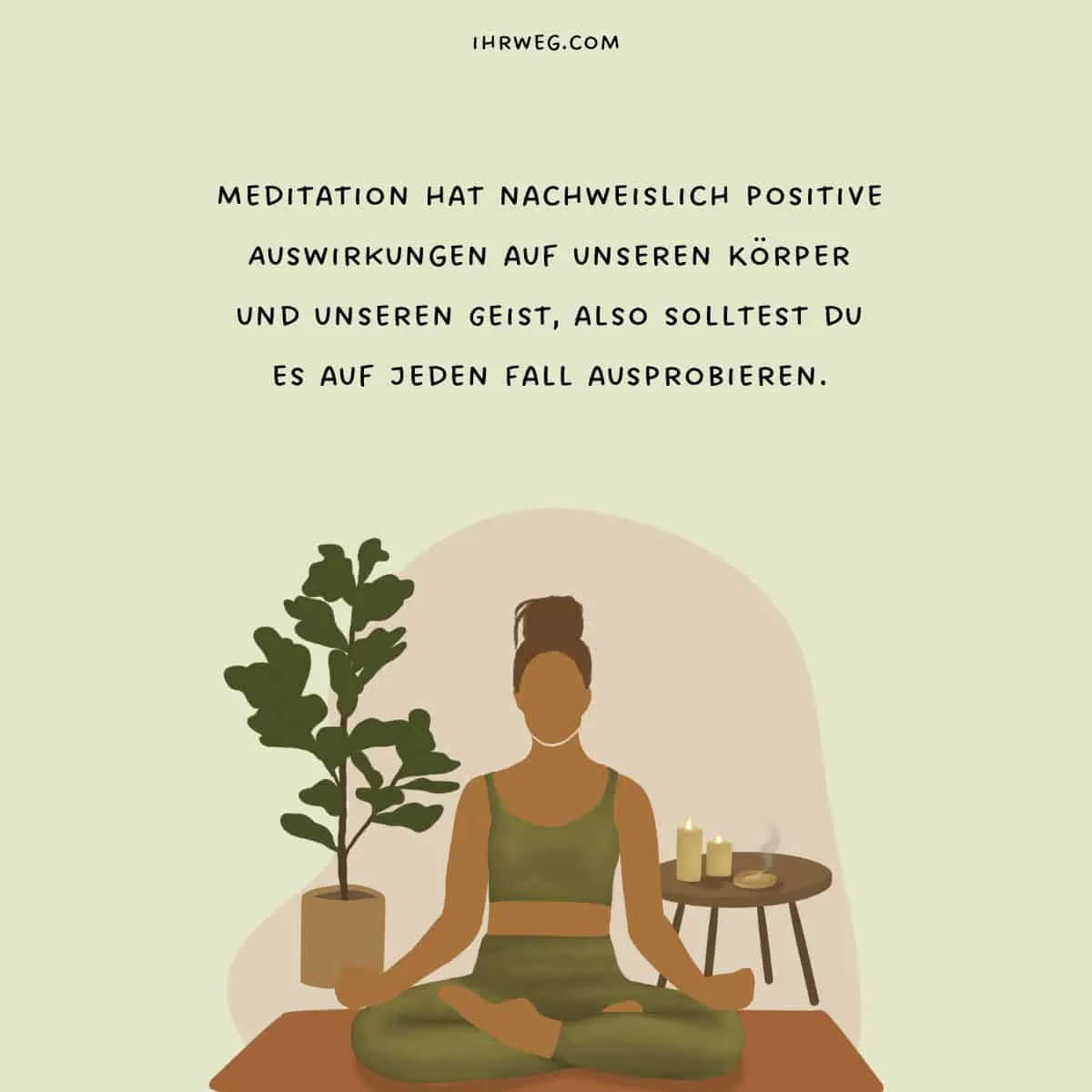 Meditation bringt deinen Körper und deinen Geist in Gleichgewicht