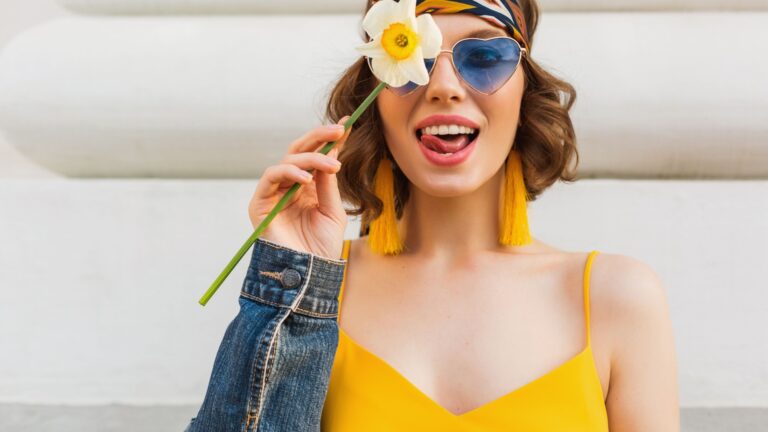 cooles hippie girl