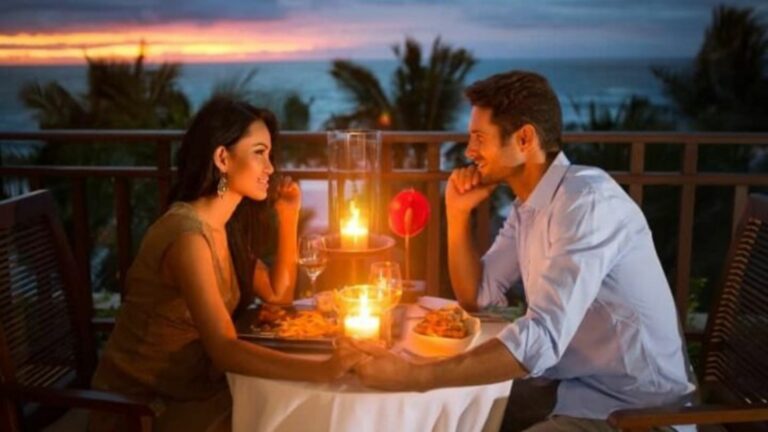 Paar bei einem Date