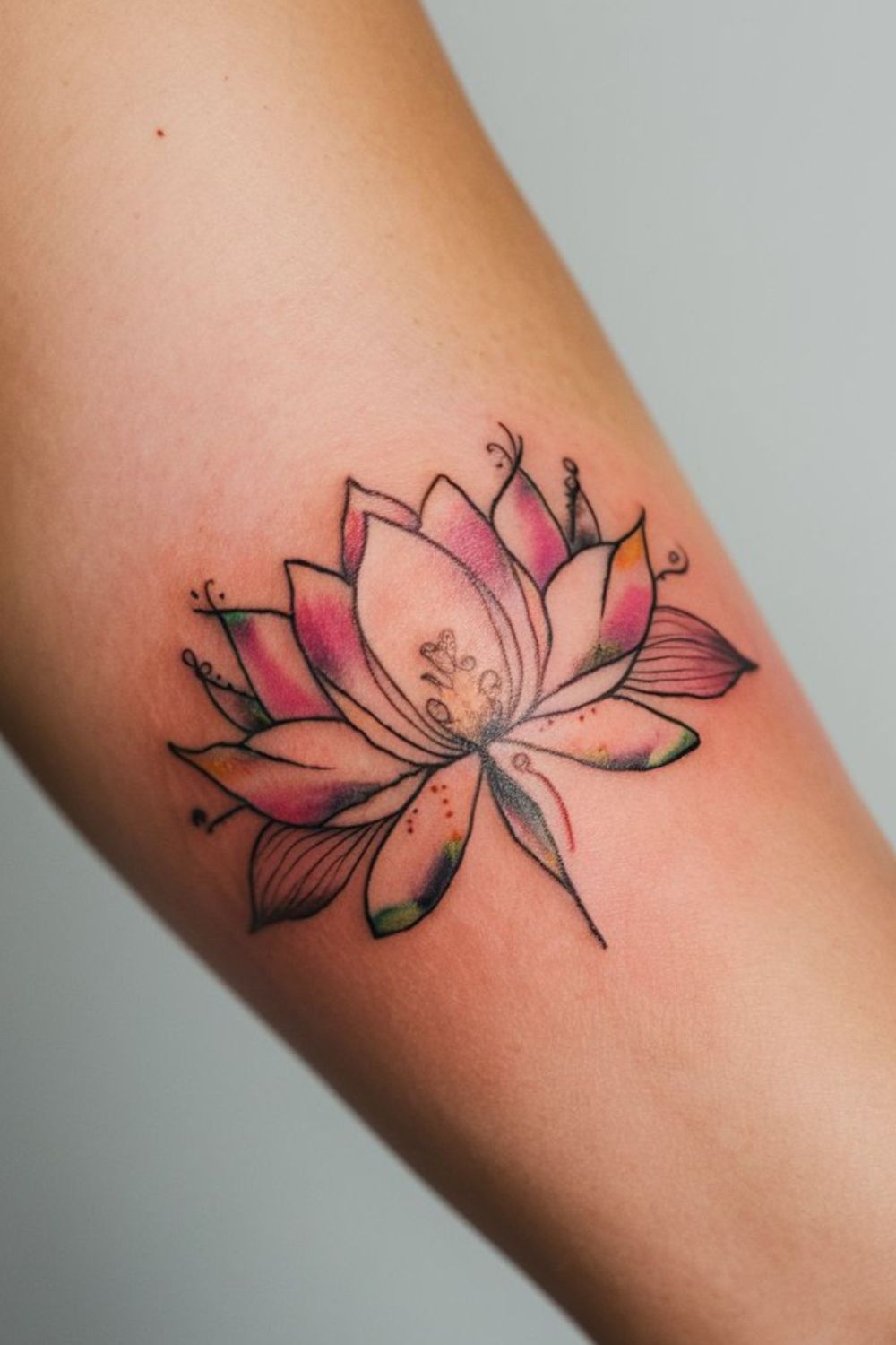 Lotusblume Tatto