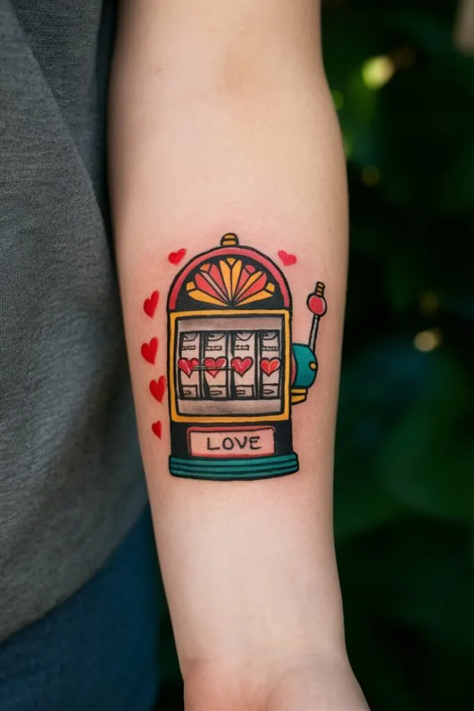 Lucky-In-Love-Spielautomaten-Tattoo