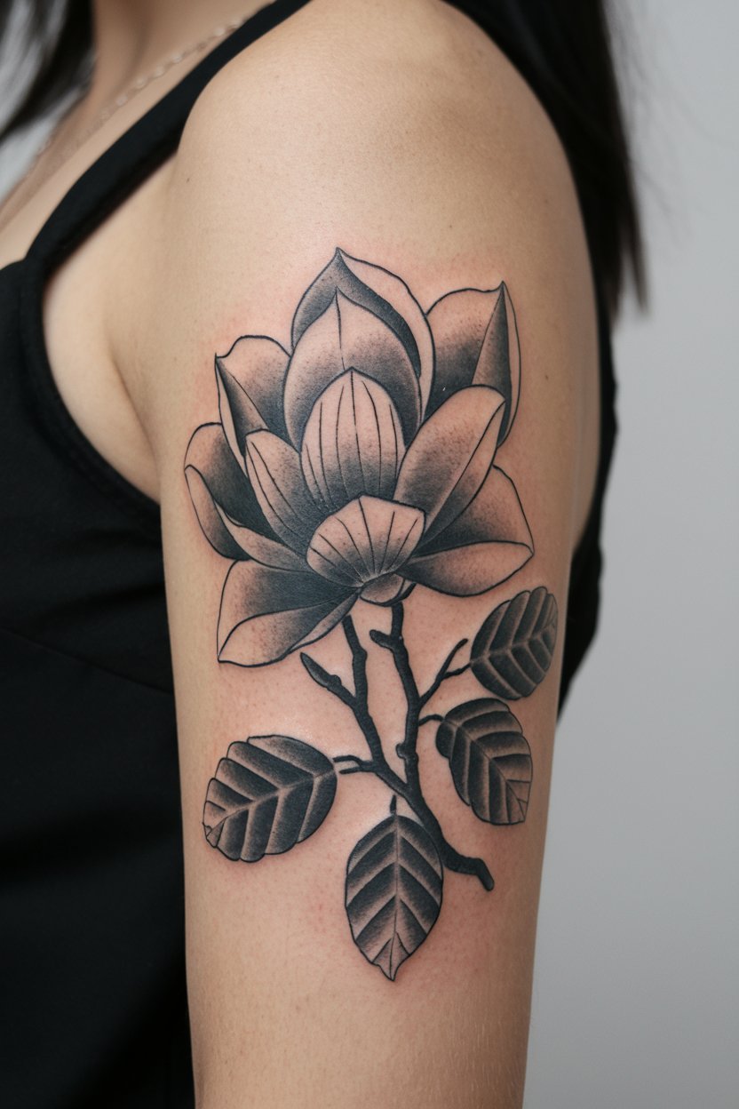 Magnolien Tattoo