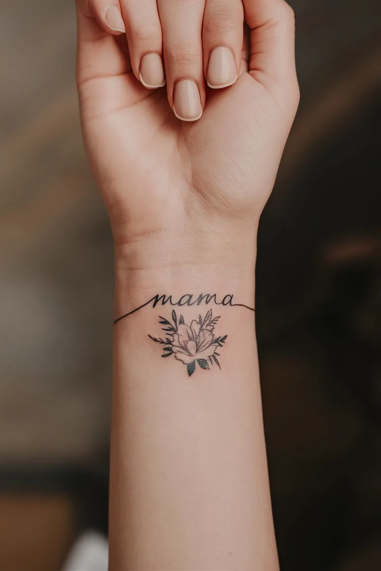 Mama Widmungs Tattoo