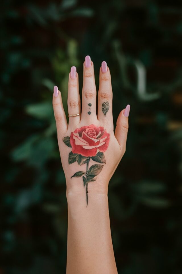 20 Trendige und schöne Hand-Tattoos für Frauen